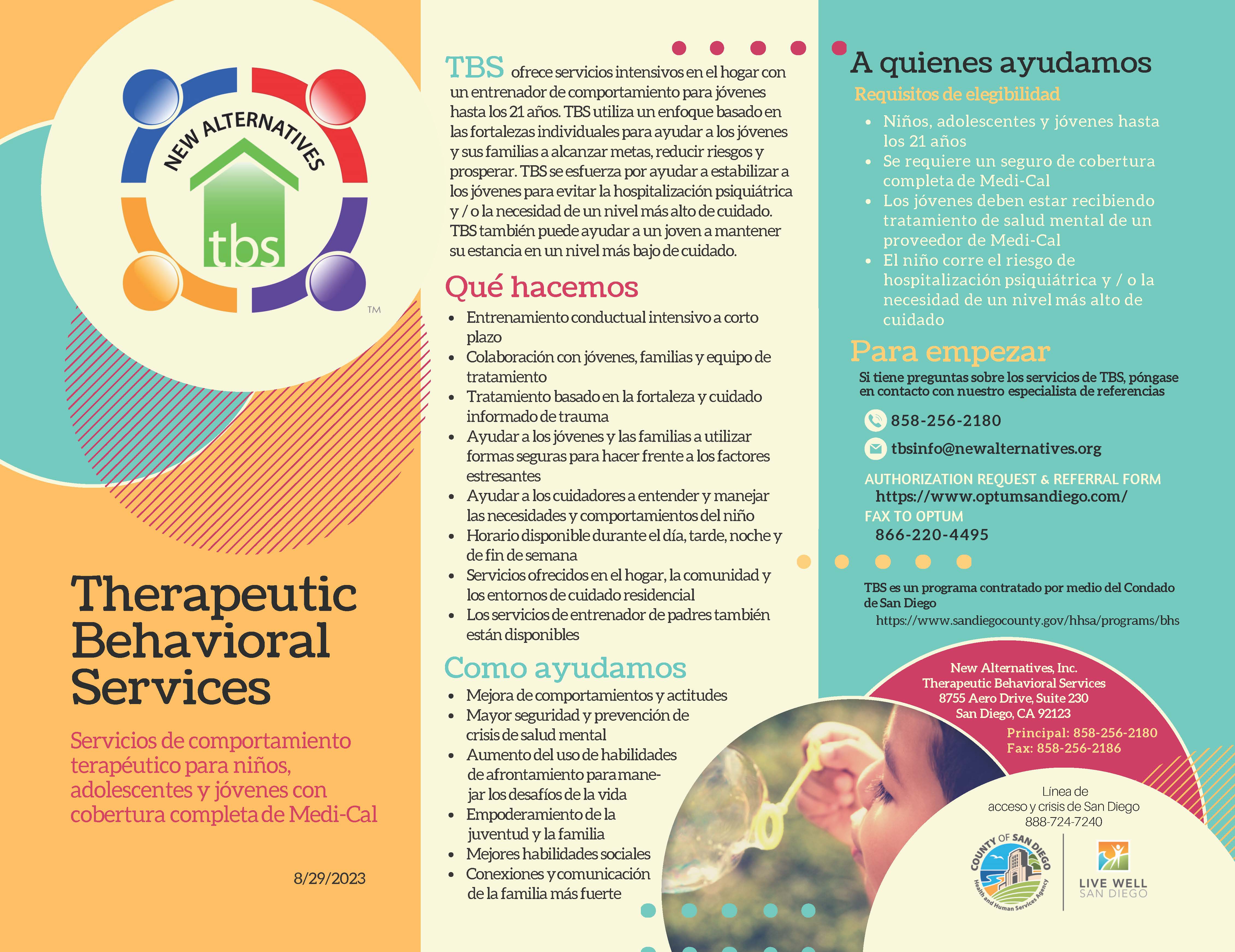 Therapeutic Behavioral Services 4.15.26 Spanish